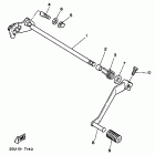 YFM 350 Вал переключения
