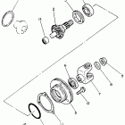 Champ - YFM100T Промежуточный ведущий вал