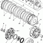 YFM350ERT Сцепление