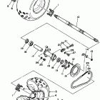 YFM 350 Заднее колесо