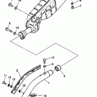 BIG BEAR 4WD YFM350FWT Выхлопная система