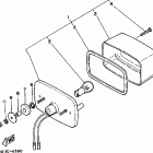 YFM225T Фонарь задний