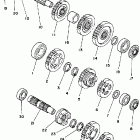 YFM225T Трансмиссия