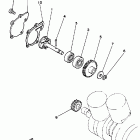 YFM 350 Водяной насос