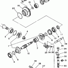 MOTO-4 - YFM200DXT Промежуточный ведущий вал