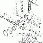 YFM225T Подвеска задние амортизаторы