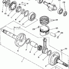 Big Bear - YFM350FWT Коленчатый вал и Поршень