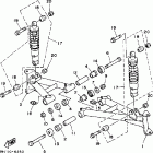 YFM350ERT Front suspension-wheel