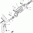 MOTO-4 - YFM200DXT Выхлопная система