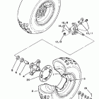 YFM 350 Переднее колесо