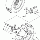 YFZ350T Переднее колесо