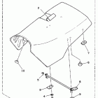 BIG BEAR 4WD YFM350FWT Сидение