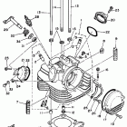 BIG BEAR 4WD YFM350FWT Головка цилиндра