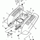 Warrior - YFM350XT Заднее крыло