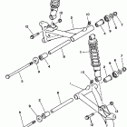 MOTO-4 - YFM200DXT Передняя подвеска колес
