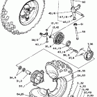 MOTO-4 - YFM200DXT Переднее колесо