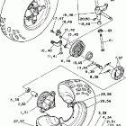 YFM225T Переднее колесо