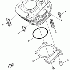 MOTO-4 - YFM200DXT Цилиндр