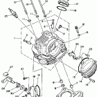 YFM225T Головка цилиндра