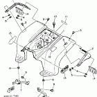 Champ - YFM100T Заднее крыло
