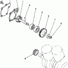 YFZ350T Водяной насос