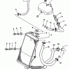 YFM 350 Радиатор и Патрубки