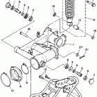 YFM350ERT Swing arm-rear shocks