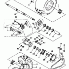 Warrior - YFM350XT Заднее колесо