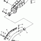 YFM350ERT Выхлопная система