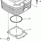 YFM350ERT Цилиндр