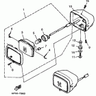 Warrior - YFM350XT Фара