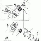 YFM 350 Задний суппорт тормозной