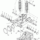 YFM 225 Амортизаторы задние