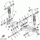 YFM 225 Передняя подвеска
