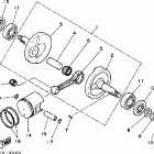 YF60S Коленчатый вал и Поршень