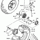 YFM 225 Переднее колесо