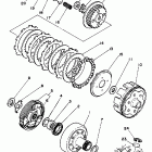 YTM 225DR Сцепление