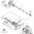 YTZ 250 Заднее колесо