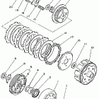 YFM 225 Сцепление