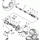YTM 200 Заднее колесо