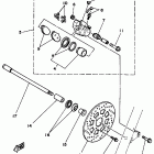 YTZ 250 Передний тормозной суппорт