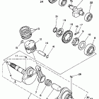 YFM 200 Коленчатый вал и Поршень