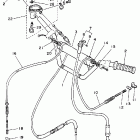 YTM 225DX Handlebar wire