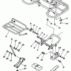 YTM 200ER Бампер, Багажник. Брызговик