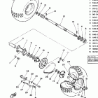 YT 125 Заднее колесо
