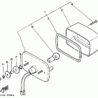 YFM 200 Фонарь задний