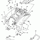 YTM 225X Rear fender (ytm225dxl)