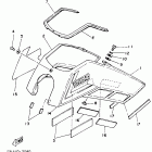 YTM 225X Rear fender (ytm225dxk)