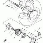 YTM 200 Front wheel ytm200l