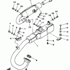 YT 125 Выхлопная система